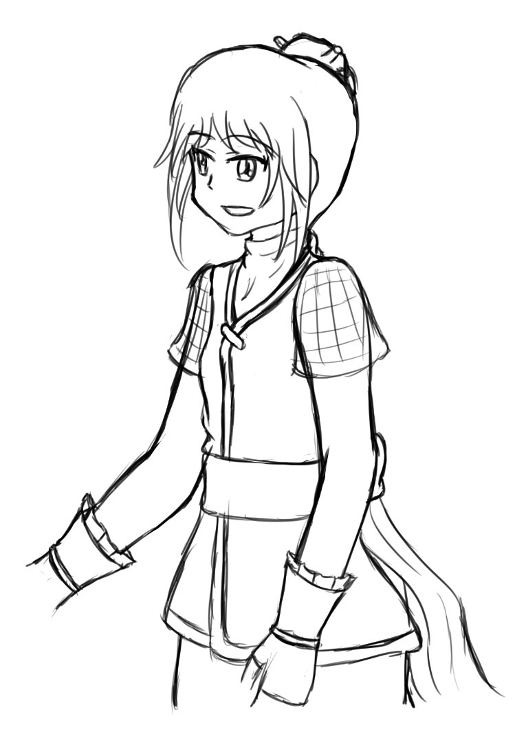 Koujaku sketch worried